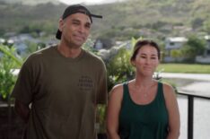 Kamohai Kalama and Tristyn Kalama on Season 3, Episode 7, of HGTV's 'Renovation Aloha.'