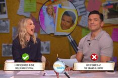 Kelly Ripa and Mark Consuelos on the May 20, 2026, episode of 'Live With Kelly and Mark.'