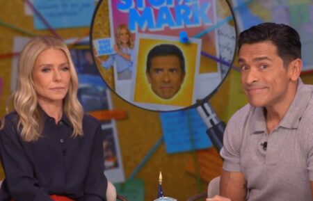 Kelly Ripa and Mark Consuelos on the May 20, 2026, episode of 'Live With Kelly and Mark.'