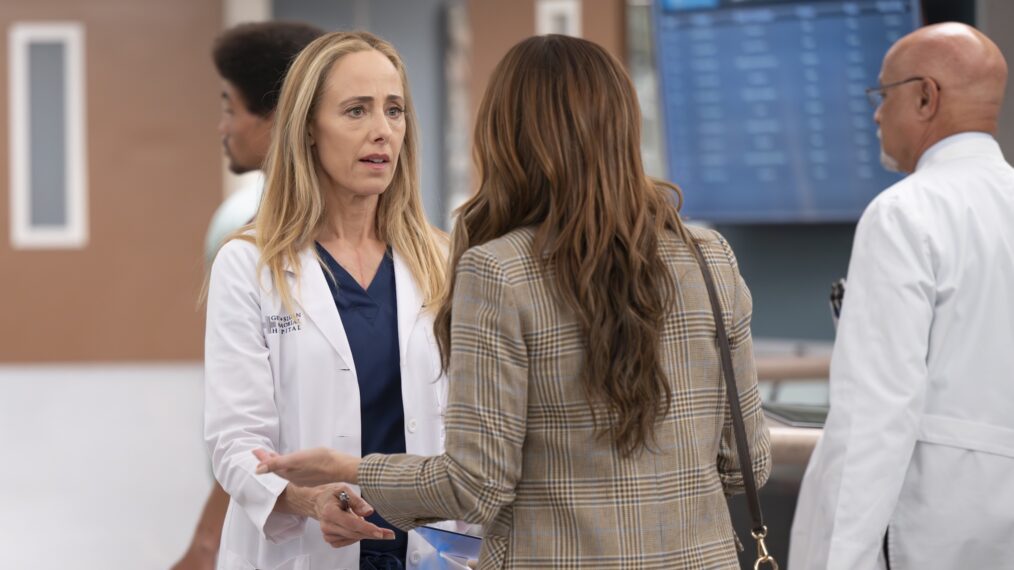 Kim Raver on Season 22, Episode 18, of ABC's 'Grey's Anatomy,' May 7, 2026.