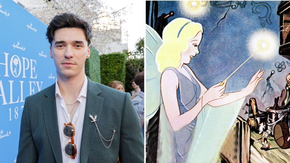 Lachlan Quarmby from 'Hope Valley: 1874' and the Blue Fairy from 'Pinocchio'