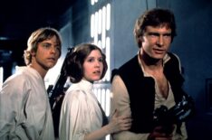 Mark Hamill, Carrie Fisher, Harrison Ford in 1977's 'Star Wars: Episode IV – A New Hope.'