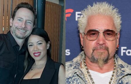 Matthew Mitchell and Thy Mitchell, Instagram, August 11, 2025; Guy Fieri attends Michael Rubin's Fanatics Super Bowl party at the Marquee Nightclub at The Cosmopolitan of Las Vegas on February 10, 2024 in Las Vegas, Nevada.