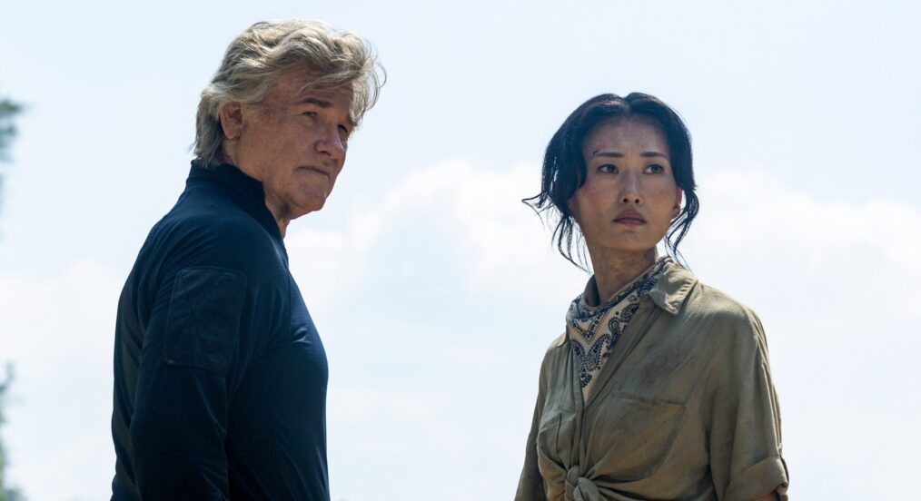 Kurt Russell and Mari Yamamoto in "Monarch: Legacy of Monsters," now streaming on Apple TV.
