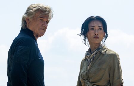 Kurt Russell and Mari Yamamoto in 