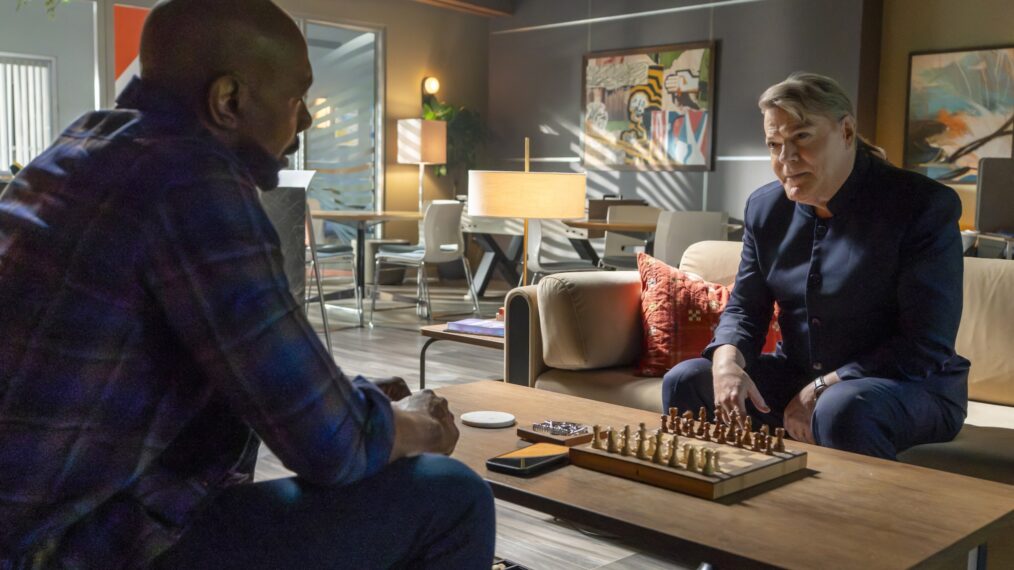 Morris Chestnut and Eddie Izzard on Season 2, Episode 20, of CBS' 'Watson,' Series Finale, May 3, 2026.