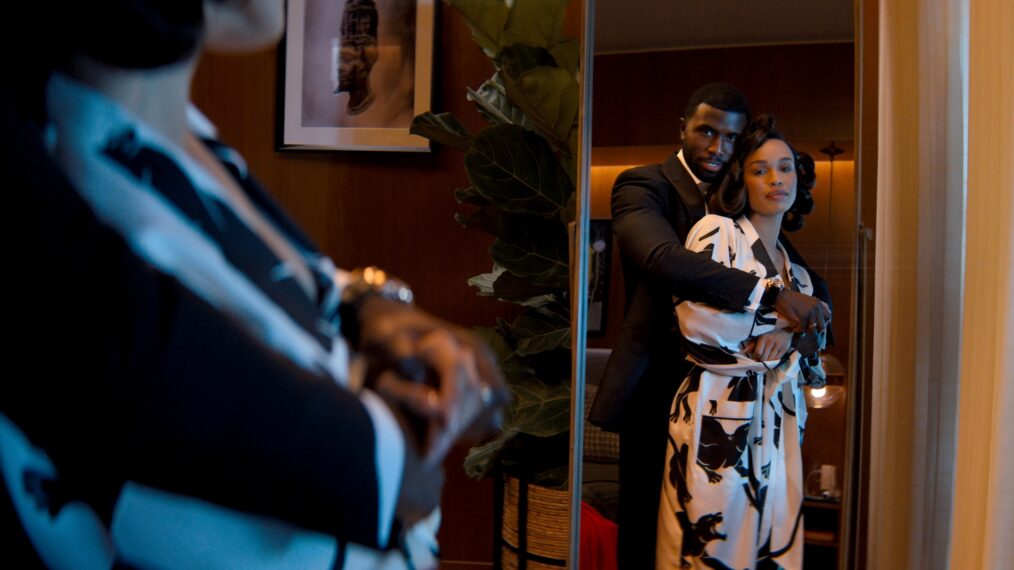 Nemesis. (L to R) Y'Lan Noel as Coltrane Wilder, Cleopatra Coleman as Ebony Wilder in episode 103 of Nemesis. Cr. Courtesy of Netflix © 2026