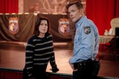 Neve Campbell and Joel McHale in 'Scream 7,' released February 27, 2026.