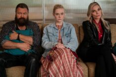 Nick Offerman, Elle Fanning, and Michelle Pfeiffer, 'Margo's Got Money Troubles' Season 1, Episode 8, Apple TV, airs May 20, 2026.