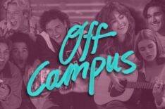 Antonio Cipriano, Stephen Kayln, Jaylen Thomas Brooks, Belmont Cameli, Mika Abdalla Josh Heuston, and Ella Bright in Off Campus