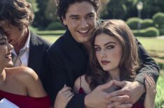 Belmont Cameli and Ella Bright as Garrett and Hannah, Mika Abdalla and Stephen Kalyn as Allie and Dean in Off Campus