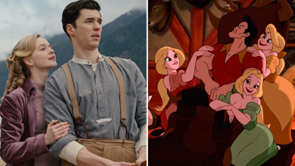 Roan Curtis and Lachlan Quarmby as Olivia and Alexander in 'Hope Valley: 1874', Gaston in 'Beauty and the Beast'