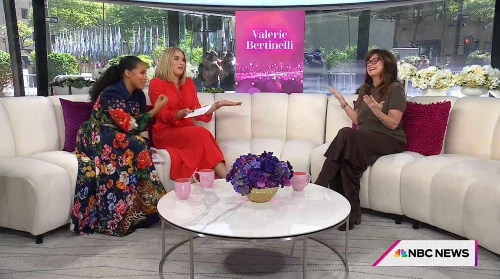 Sheinelle Jones, Jenna Bush Hager, and Valerie Bertinelli on the May 7, 2026, episode of NBC's 'Today With Jenna & Sheinelle.'