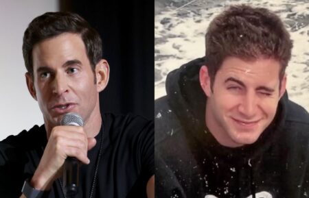 Tarek El Moussa speaks onstage during HGTV's 