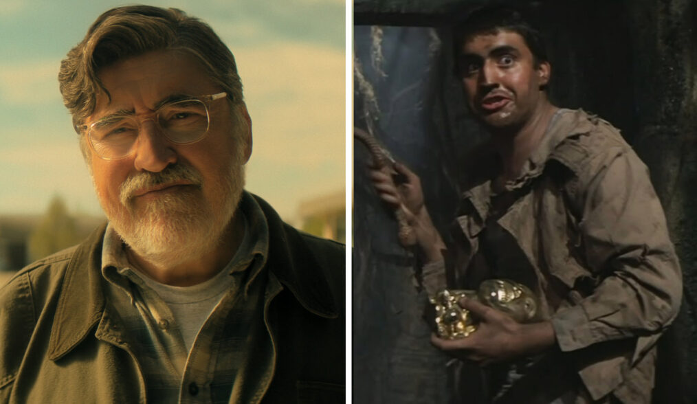 The Boroughs. Alfred Molina as Sam in The Boroughs. Cr. Courtesy of Netflix © 2026; RAIDERS OF THE LOST ARK, 1981, (c) Paramount