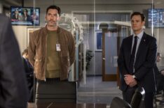 Tom Ellis and Nick Gehlfuss, 'CIA' Season 1, Episode 12, CBS, May 18, 2026.
