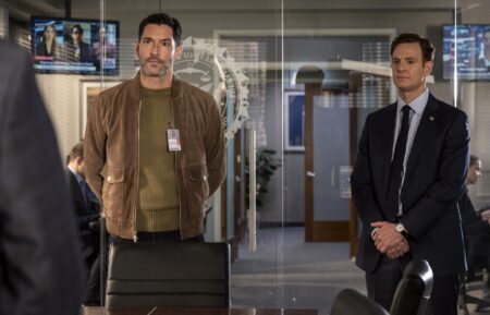 Tom Ellis and Nick Gehlfuss, 'CIA' Season 1, Episode 12, CBS, May 18, 2026.