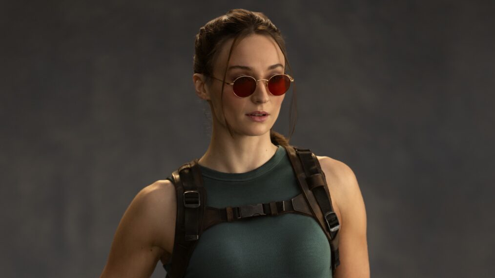 Sophie Turner as Lara Croft - Prime Video - Jay Maidment/Prime
