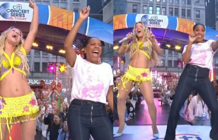 Zara Larsson and Sheinelle Jones on the May 8, 2026, episode of NBC's 'Today.'