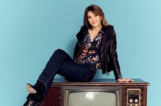 Aimee Teegarden at the TV Insider studio at the 2026 ATX Festival