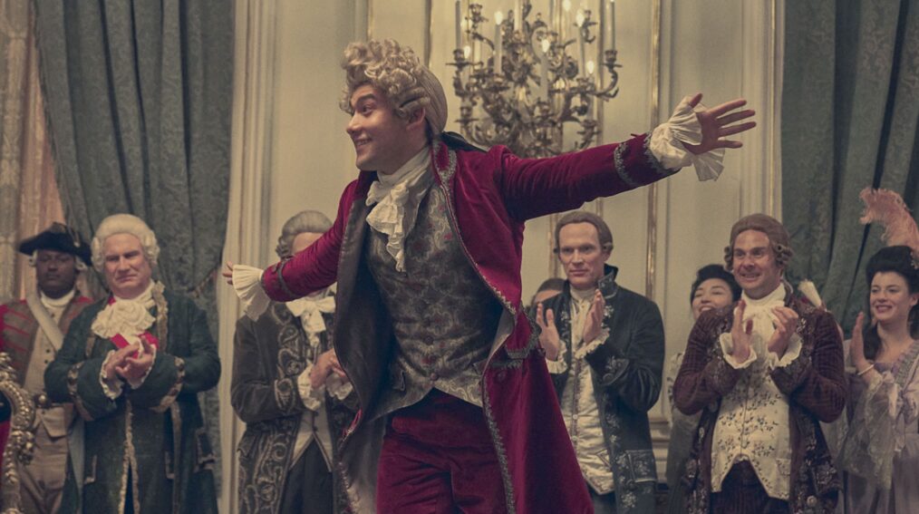 Will Sharpe as Mozart, Amadeus, Season 1, Episode 1, Stars
