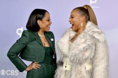 Eboni Nichols and Queen Latifah attend the 52nd American Music Awards at MGM Grand Garden Arena on May 25, 2026 in Las Vegas, Nevada.