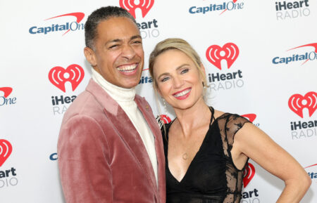 T.J. Holmes and Amy Robach attend iHeartRadio z100's Jingle Ball 2024 Presented By Capital One at Madison Square Garden on December 13, 2024