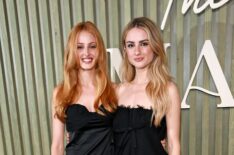 Anna Van Patten and Grace Van Patten attend Hulu's 'The Twisted Tale Of Amanda Knox' New York Premiere at New York Historical Society on August 19, 2025 in New York City.