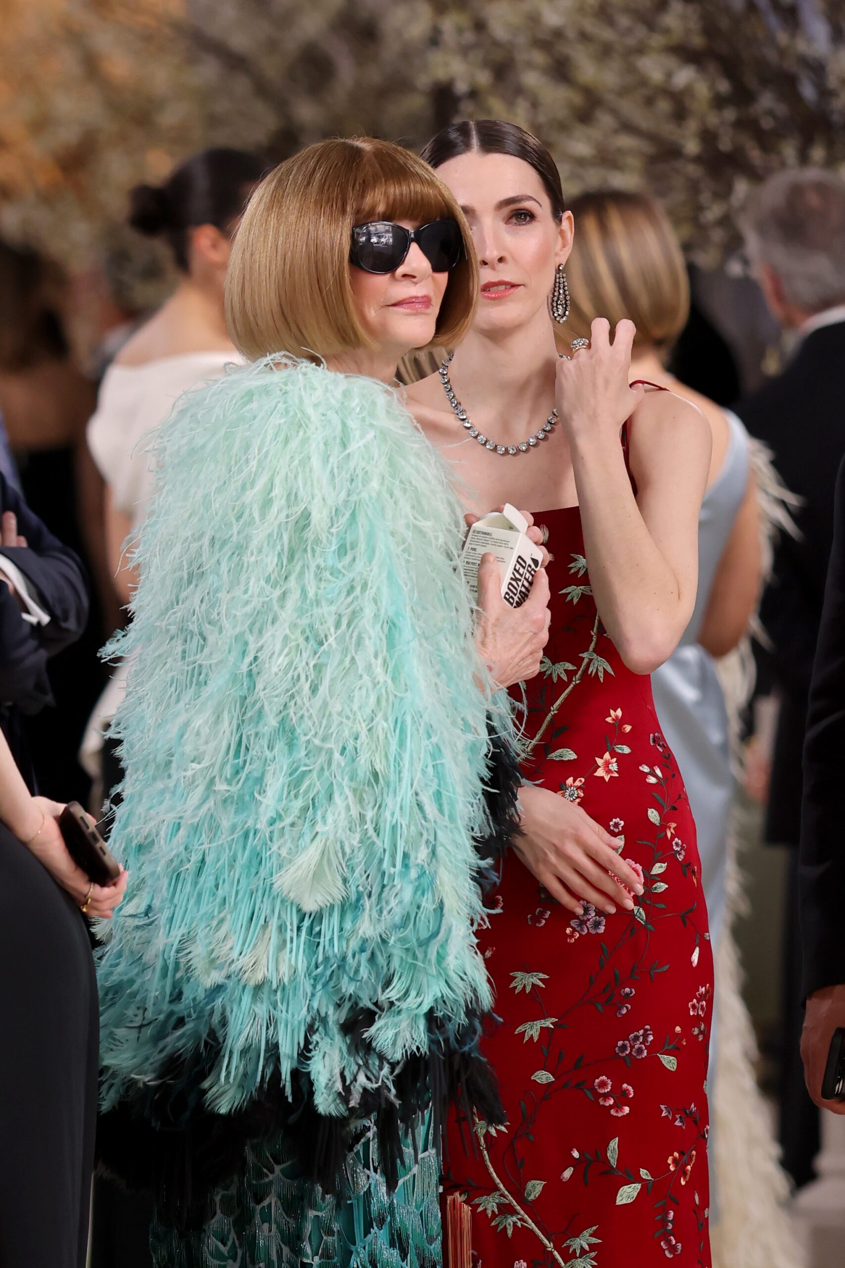 Anna Wintour and Bee Carrozzini attends the 2026 Met Gala celebrating 