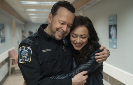 Donnie Wahlberg and Marisa Ramirez in Boston Blue Season 1 finale