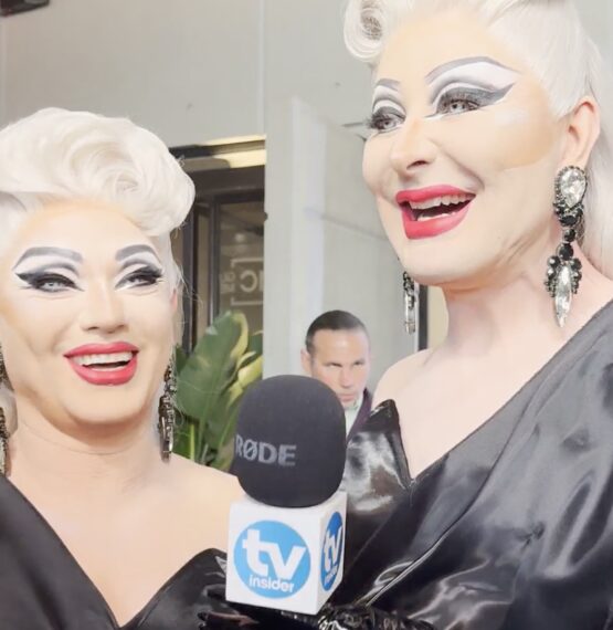 The Boulet Brothers at the AMC Upfront red carpet 2026