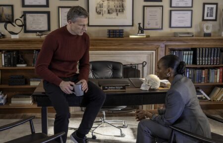 Teddy Sears as Dr. Josh Nichols, Tamberla Perry as Dr. Carol Pierce — 'Brilliant Minds' Season 2 Episode 15 "The Missing Person"