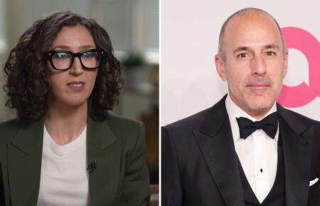Brooke Nevils in a CNN interview, Matt Lauer at the Elton John AIDS Foundation's 14th Annual An Enduring Vision Benefit at Cipriani Wall Street on November 2, 2015, in New York City