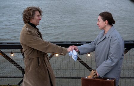 Christopher Harper as Geoffrey Franklin, Rebecca Gethings as Sister Veronica in Call the Midwife