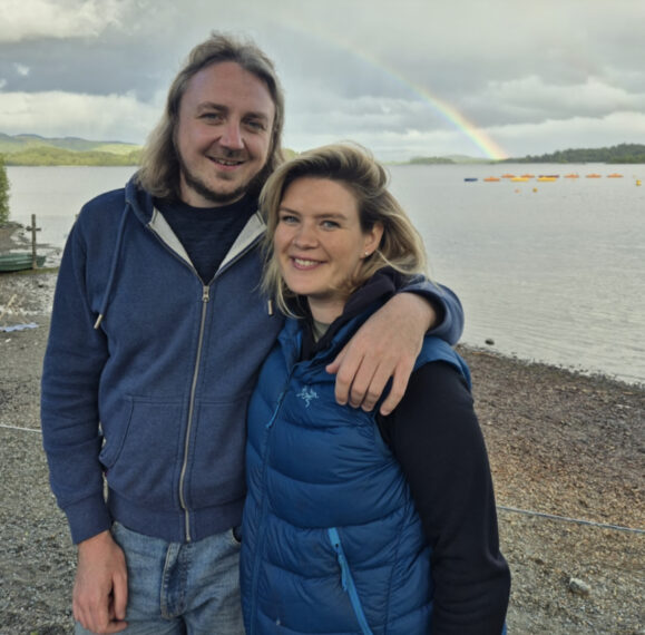 Caroline Muirhead and her new boyfriend