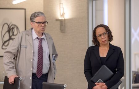 Oliver Platt as Dr. Daniel Charles, S. Epatha Merkerson as Sharon Goodwin — 'Chicago Med' Season 11 Finale 