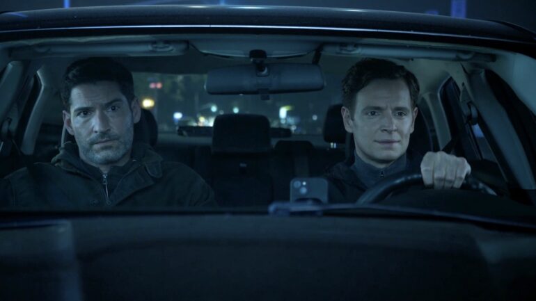 Tom Ellis as Colin, Nick Gehlfuss as Bill — 'CIA' Season 1 Episode 10 