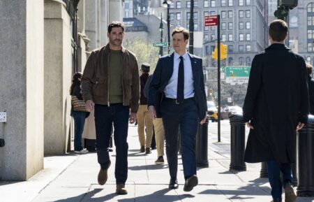 Tom Ellis as CIA Case Officer Colin Glass and Nick Gehlfuss as Special Agent Bill Goodman — 'CIA' Season 1 Finale "Broken Glass"