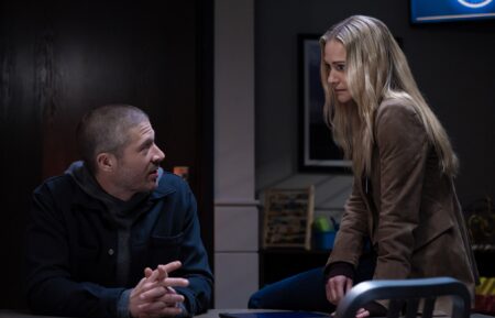 Zach Gilford as Elias Voit and A.J. Cook as Jennifer ‘JJ’ Jareau — 'Criminal Minds: Evolution' Season 18 Episode 8