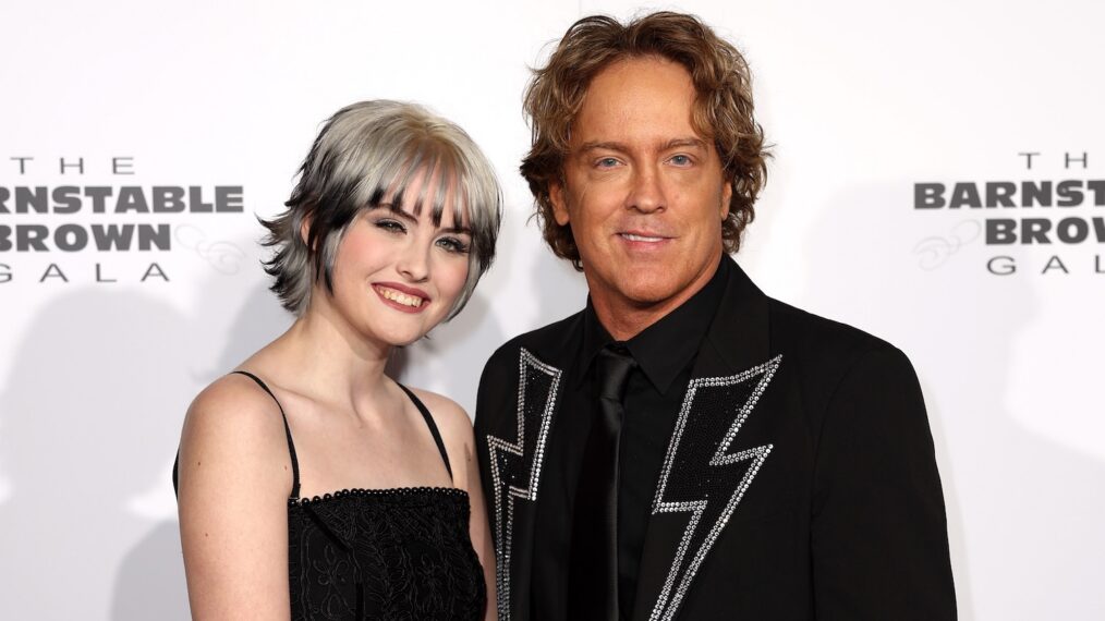 Dannielynn Birkhead and father Larry Birkhead attend the 37th Barnstable Brown Kentucky Derby Eve Gala on May 1, 2026, in Louisville, Kentucky.