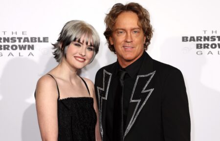 Dannielynn Birkhead and father Larry Birkhead attend the 37th Barnstable Brown Kentucky Derby Eve Gala on May 1, 2026, in Louisville, Kentucky.