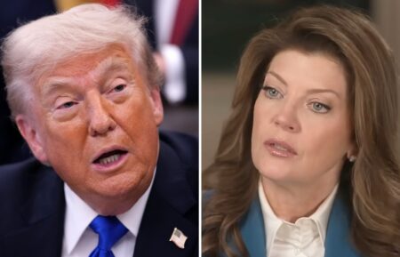 Donald Trump and Norah O'Donnell