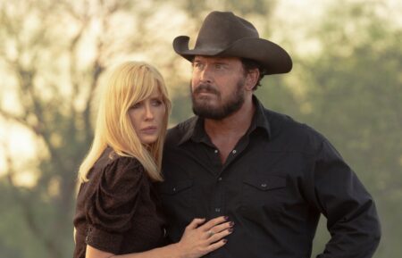 Kelly Reilly as Beth Dutton and Cole Hauser as Rip Wheeler in 'Dutton Ranch' Season 1 Episode 4