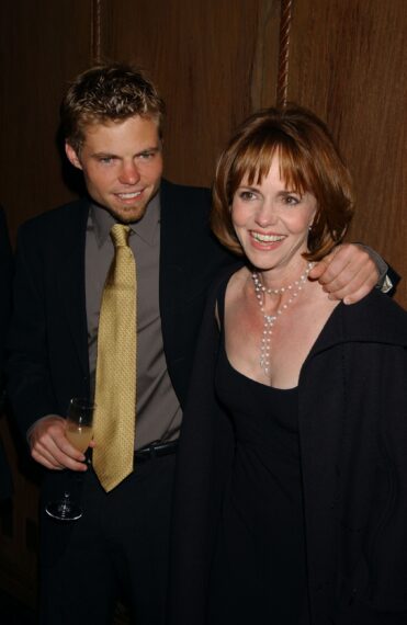 Sally Field with her son Eli Craig during a gala benefit to celebrate the Sundance Institute 20th Anniversary at Cipriani on 42nd St. in New York City.