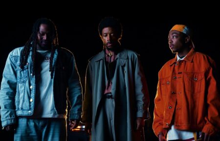 Marshawn Lynch, Darrell Britt-Gibson, and Asante Blackk in 'Euphoria' Season 3