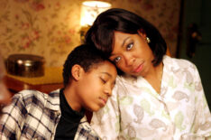 Tyler James Williams as Chris Rock and Tichina Arnold as Rochelle Rock in 'Everybody Hates Chris'
