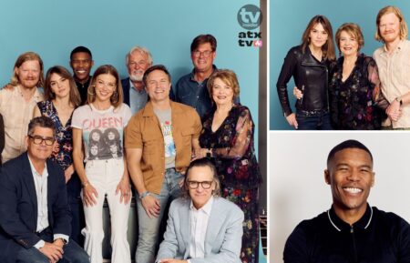 Kerry Ehrin, Jeffrey Reiner, Jesse Plemons, Aimee Teegarden, Gaius Charles, Adrianne Palicki, Brad Leland, Scott Porter, Jason Katims, Louanne Stephens, David Hudgins at TV Insider's studio at the ATX Festival 2026