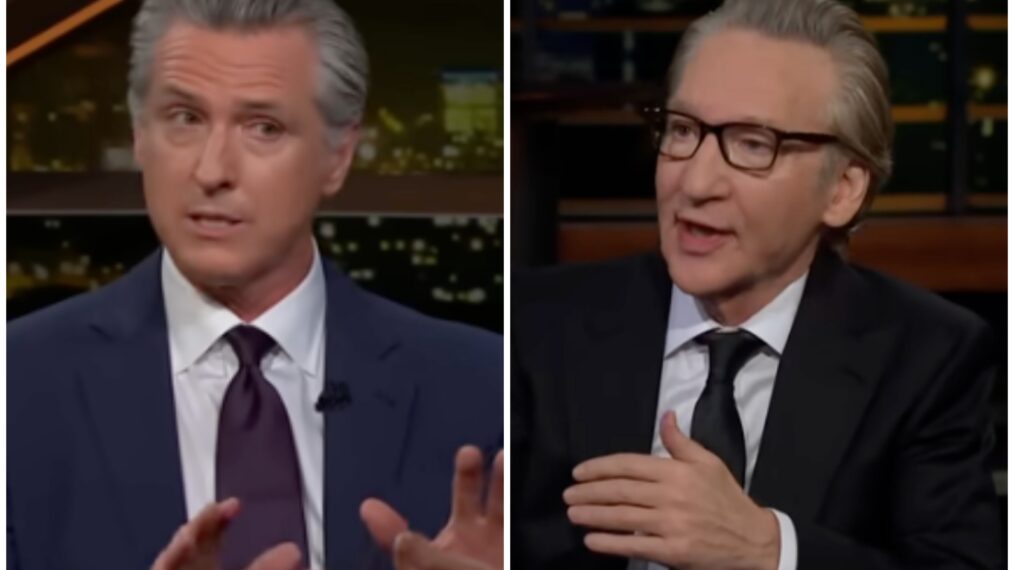 Gavin Newsom, Bill Maher