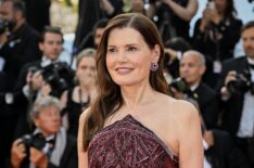 Geena Davis attends the closing ceremony of the 79th annual Cannes Film Festival at Palais des Festivals on May 23, 2026 in Cannes, France.