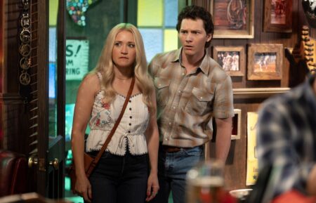 Emily Osment and Montana Jordan in 'Georgie & Mandy's First Marriage' Season 2